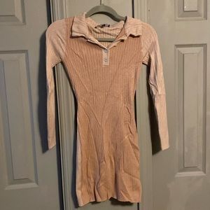 Blush pink comfy dress